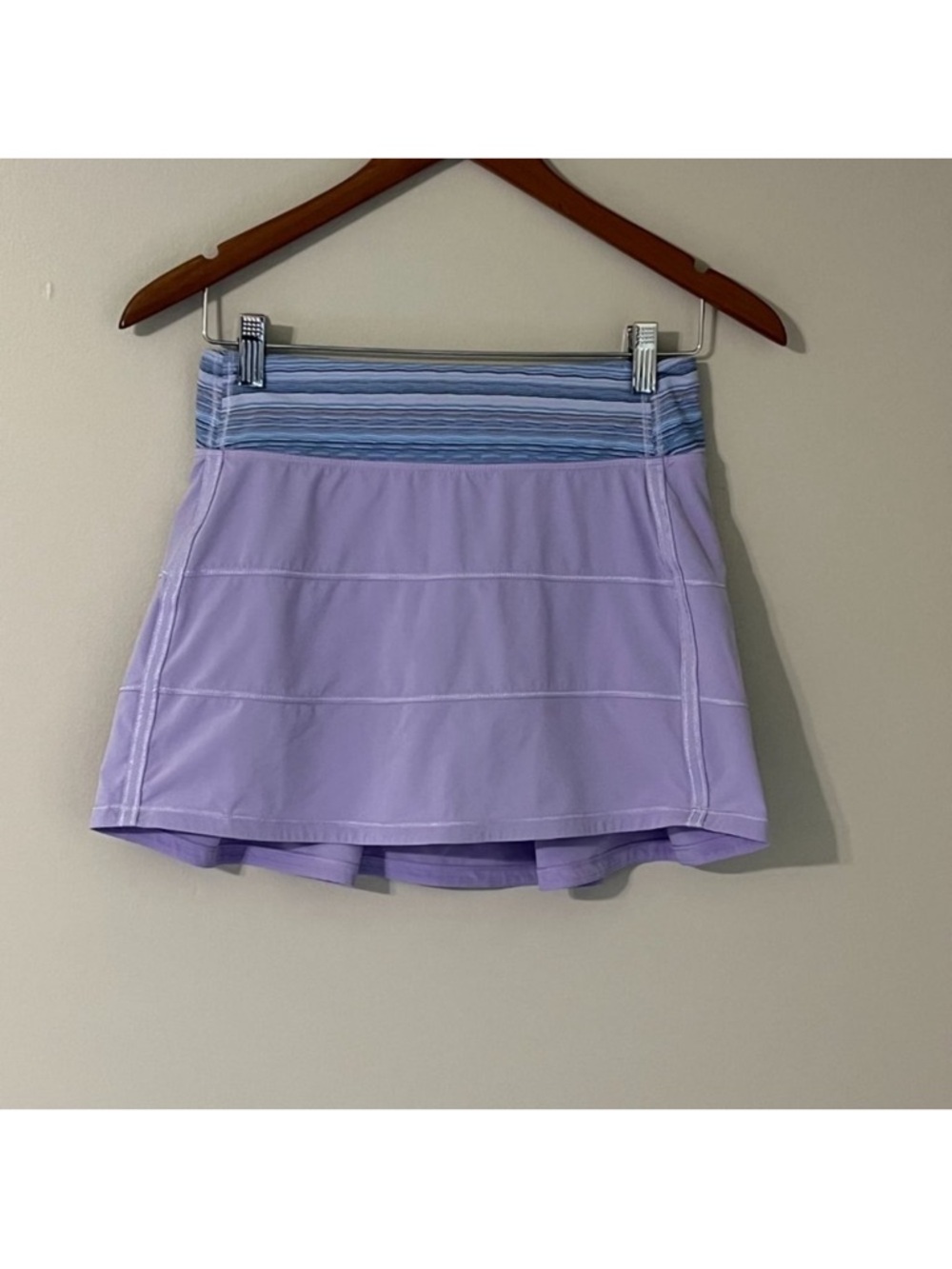 lululemon athletica Lilac Light Purple Skort with 4 Tall Long